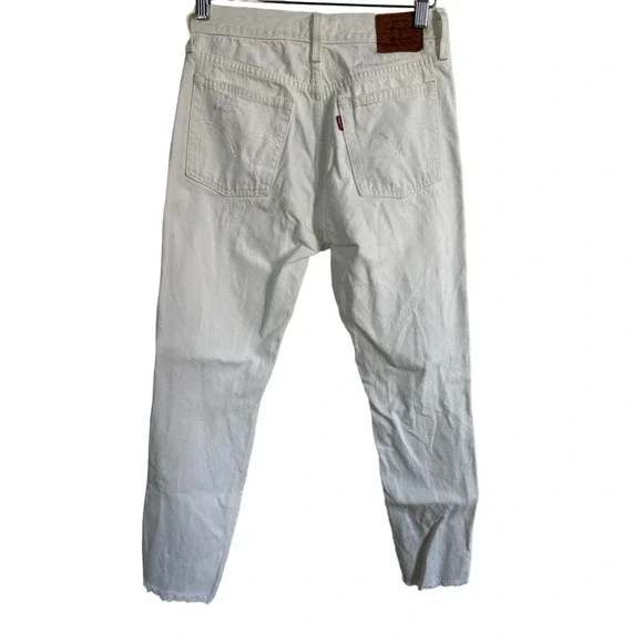 Levis Premium White Wedgie Jeans Sz 26 - Picture 2 of 9